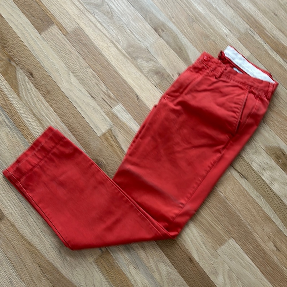 Orange J-Crew Chino Pants size 32 x 32